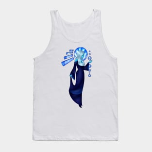 Blue Diamonds Mural Tank Top